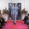 Traje Oxford Azul Celeste