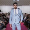 Traje Oxford Azul Celeste