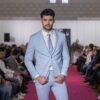 Traje Oxford Azul Celeste