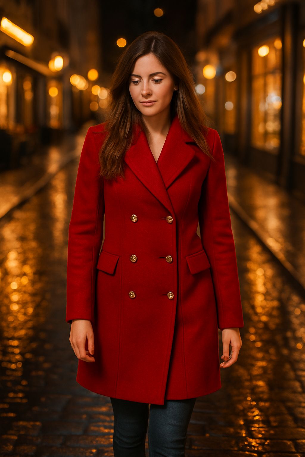 Abrigo Rojo Florencia