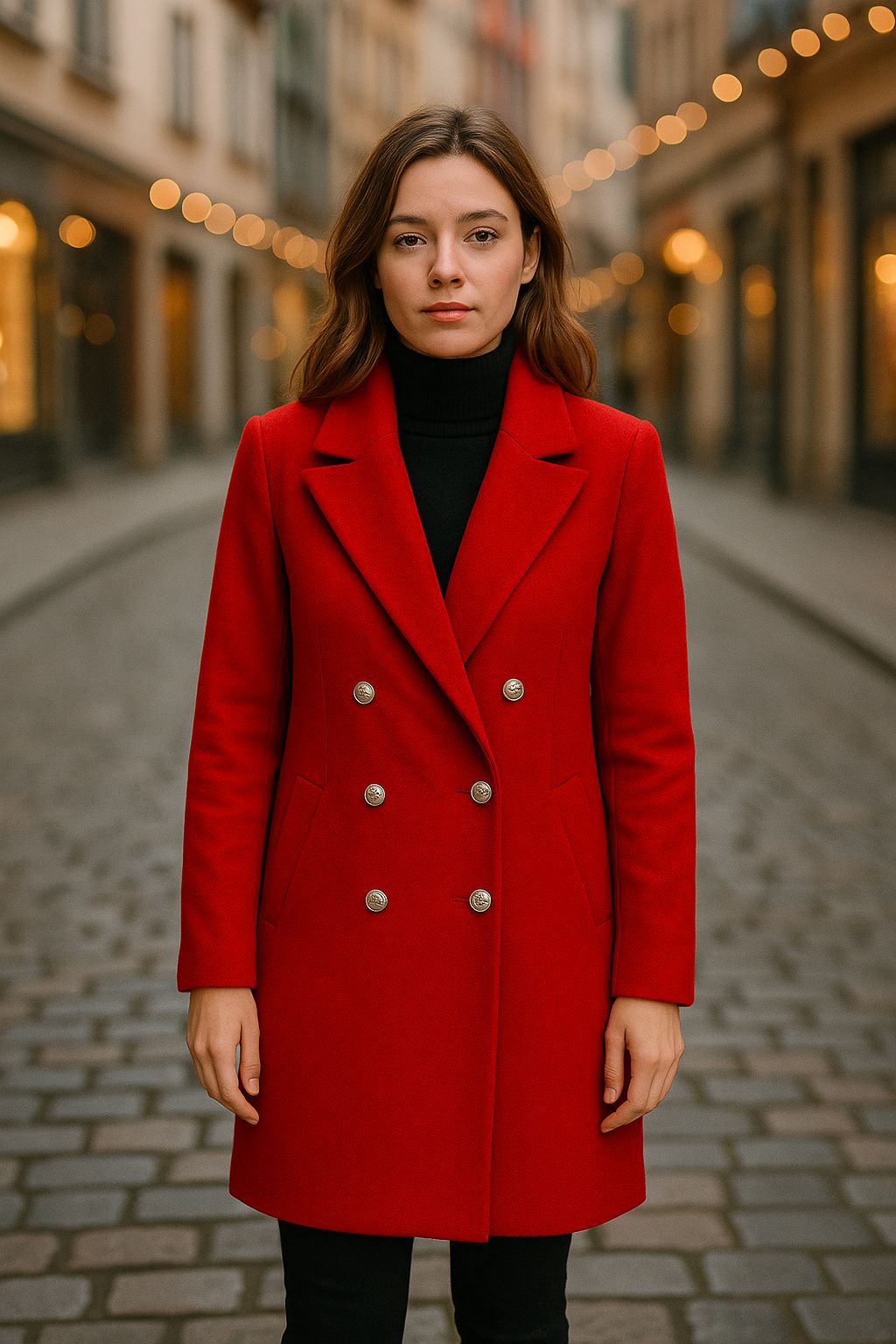 Abrigo Rojo Florencia