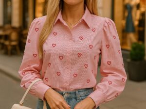 Camisa Rosa Amour